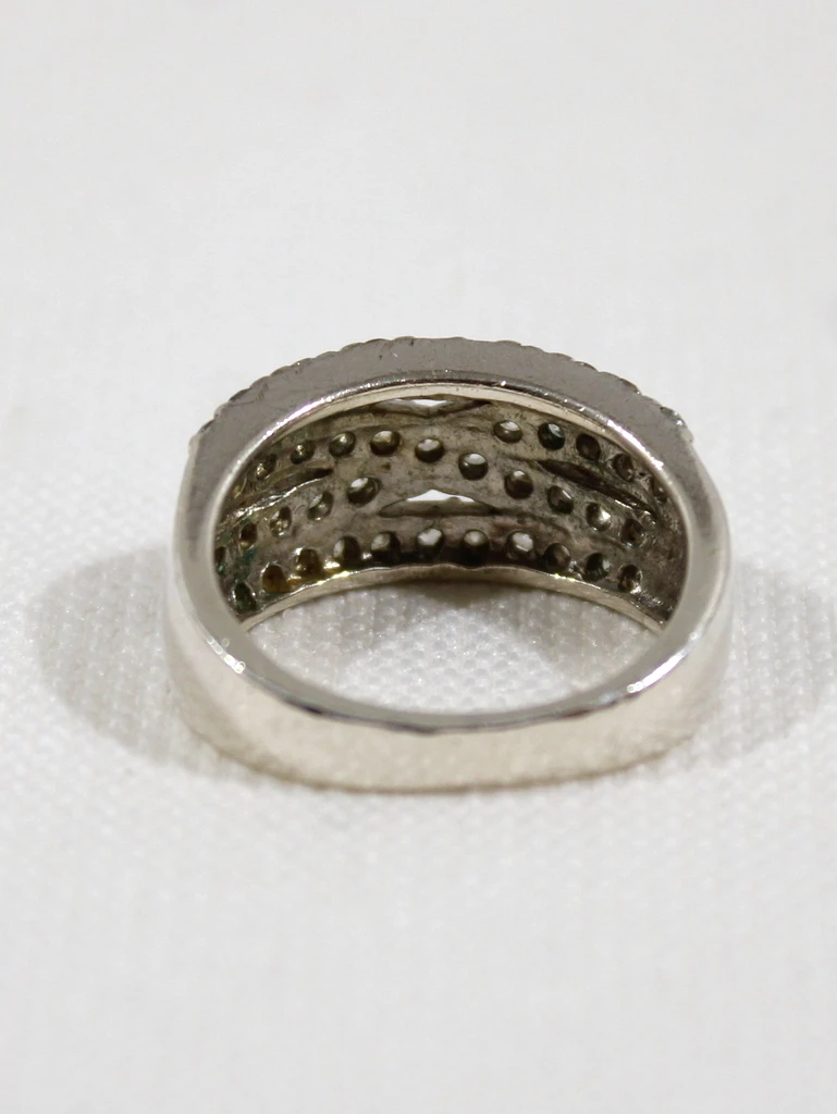925 Zilveren Ring met Steentjes - foto 3