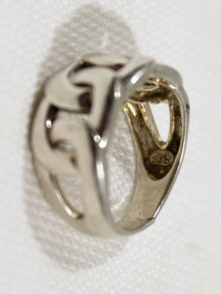 Stoere 925 Zilveren Ring - foto 7
