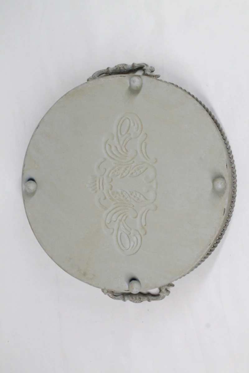 Vintage decoratief metalen dienblad - foto 2