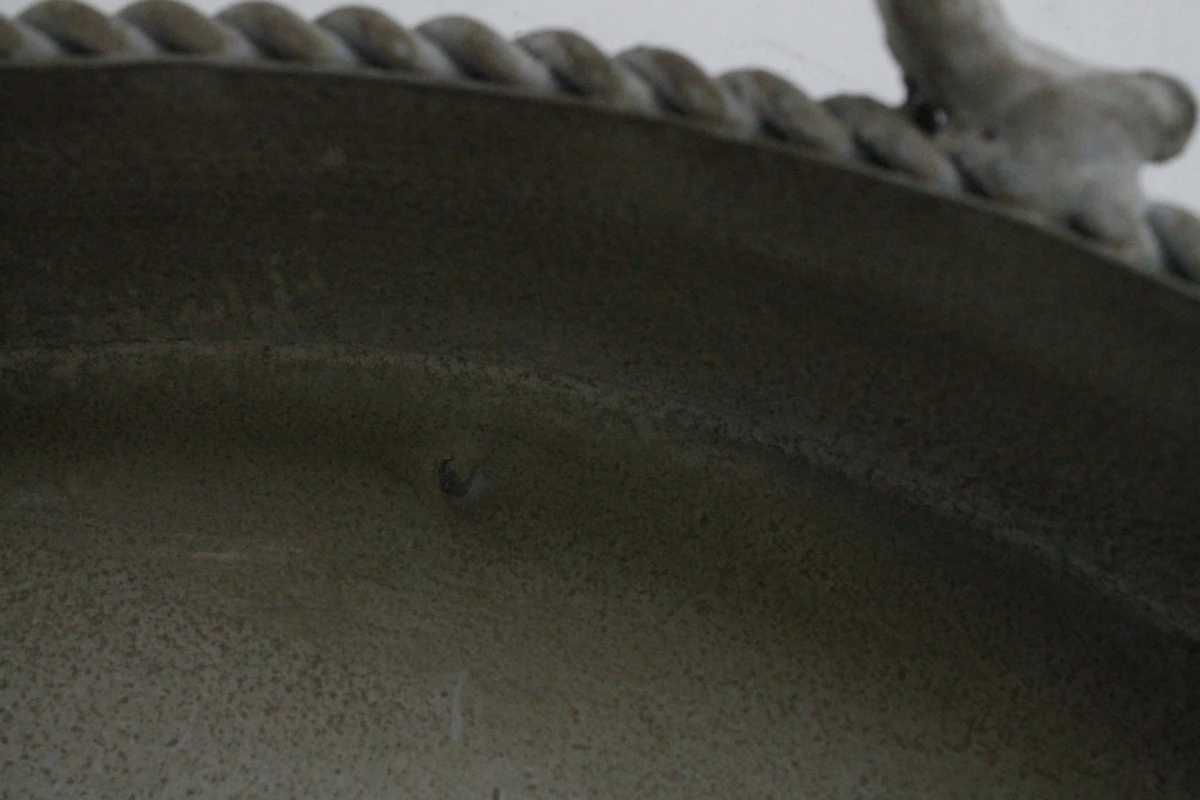 Vintage decoratief metalen dienblad - foto 6