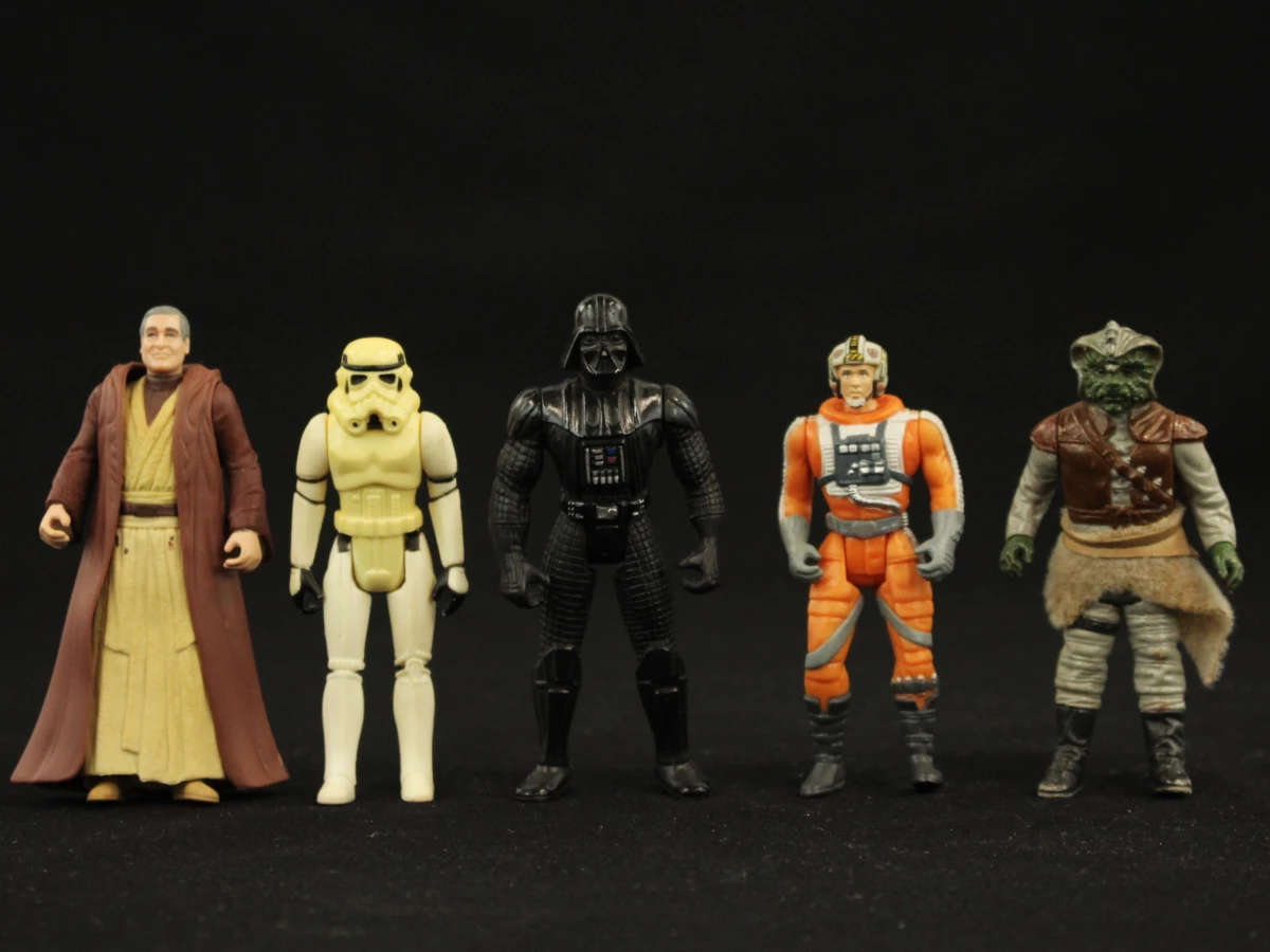 Star Wars lot Kenner/Hasbro 1977 - 1999 + Trilogy DVD box - foto 2