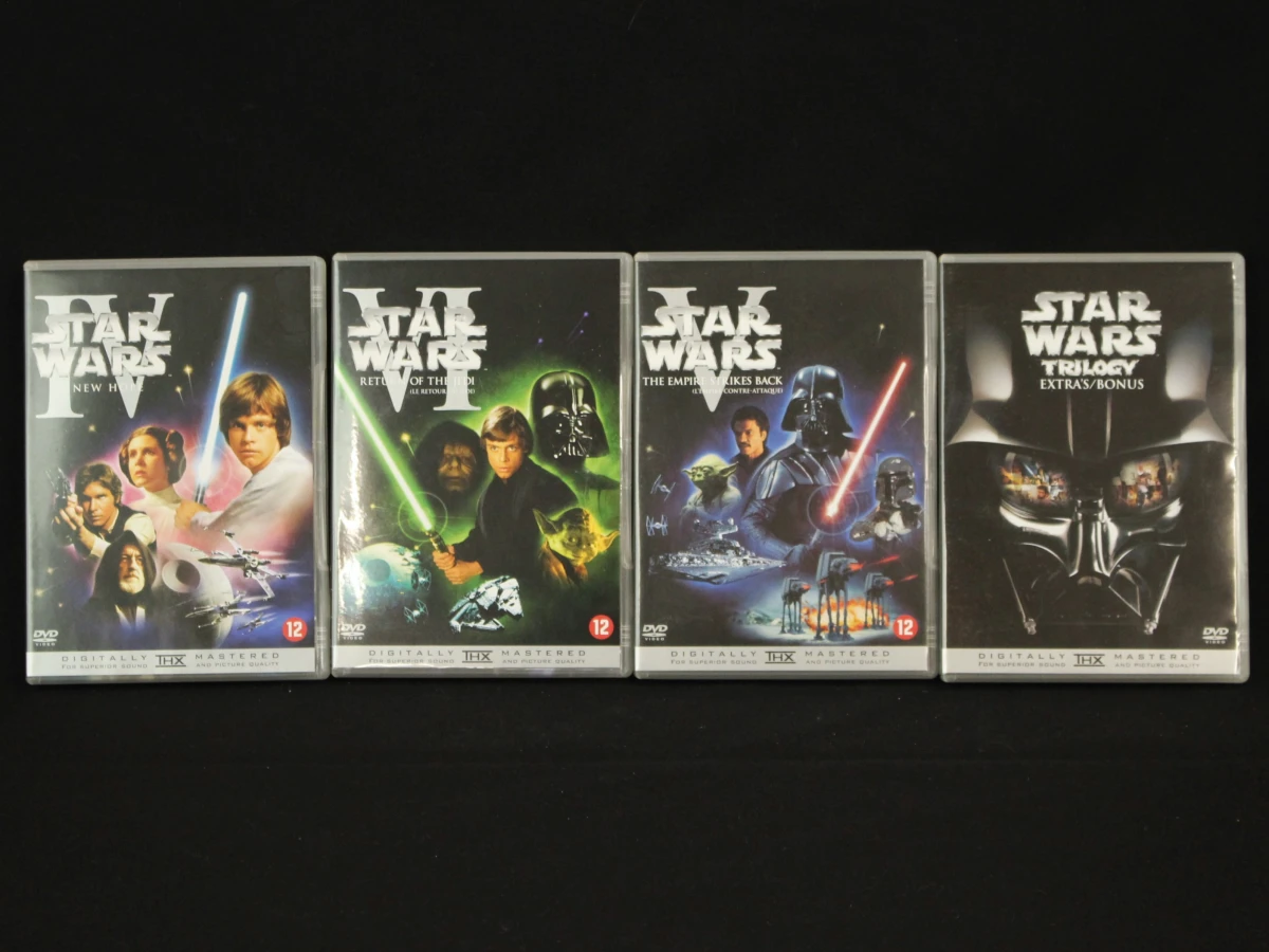 Star Wars lot Kenner/Hasbro 1977 - 1999 + Trilogy DVD box - foto 11