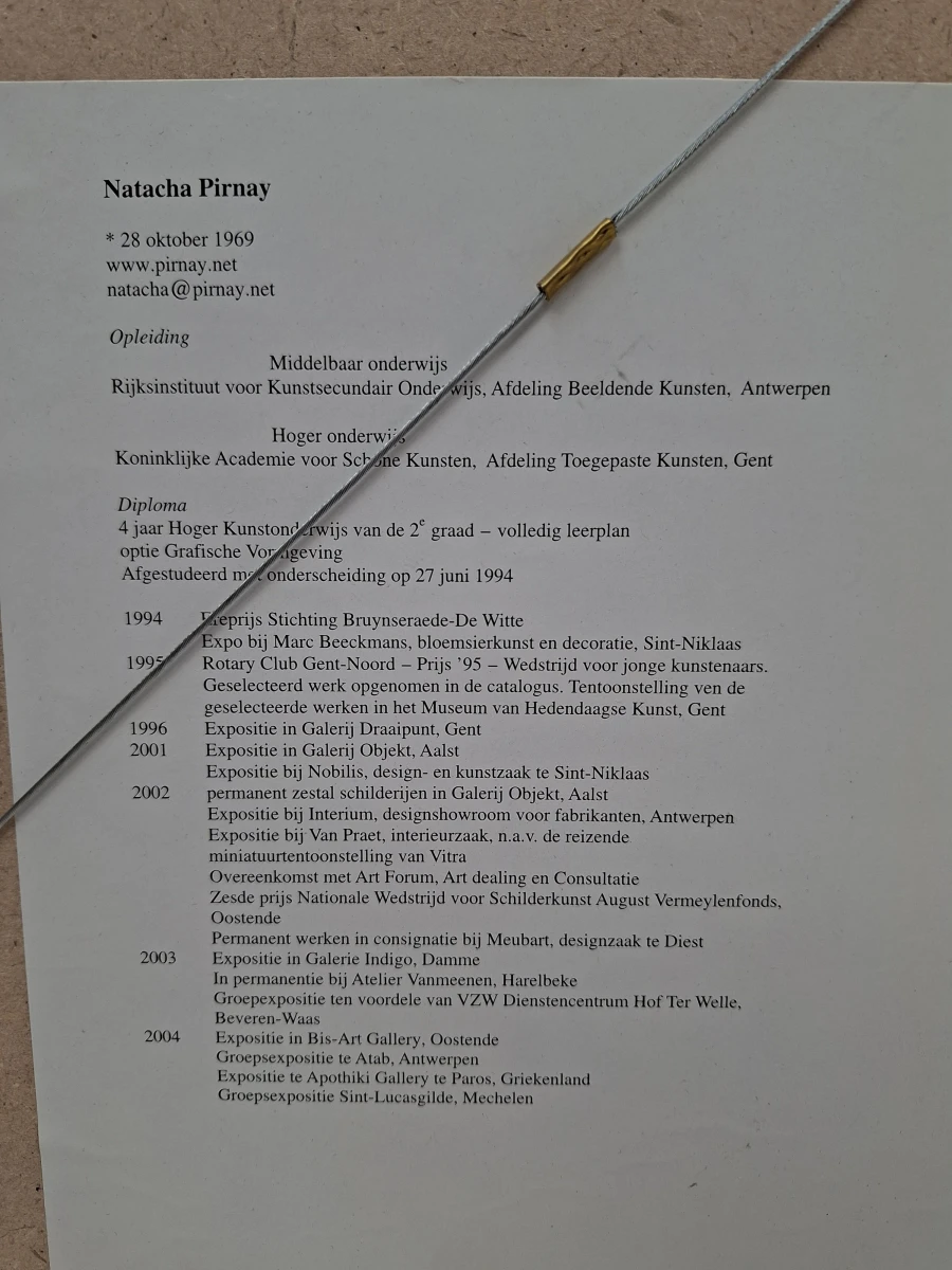 Gelimiteerd & Gesigneerd Kunstwerk "Coeurs Brisés" – Natacha Pirnay (Nr. 113/150) - foto 5