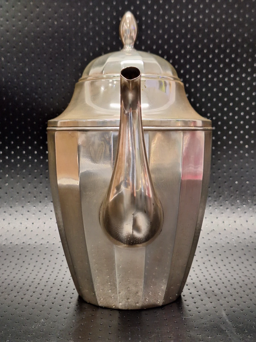 Verzilverd Art Deco-stijl koffie- en theeservies - foto 5