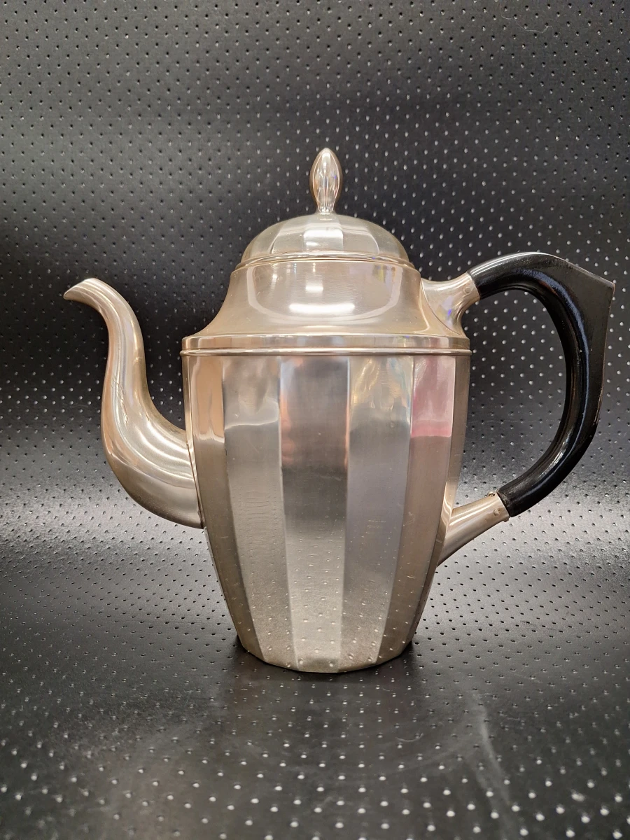 Verzilverd Art Deco-stijl koffie- en theeservies - foto 4