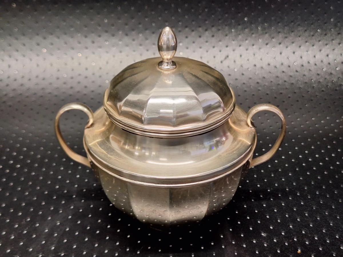 Verzilverd Art Deco-stijl koffie- en theeservies - foto 10