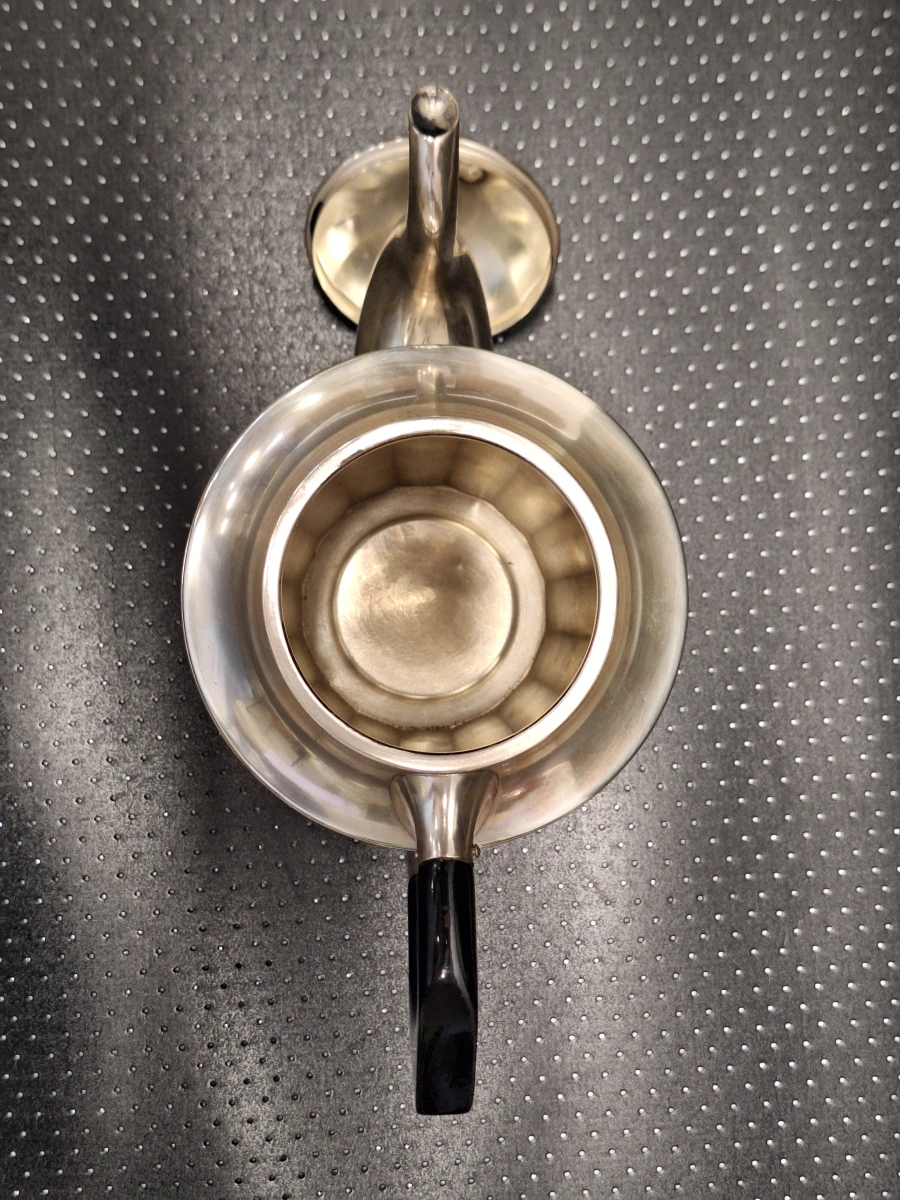 Verzilverd Art Deco-stijl koffie- en theeservies - foto 6