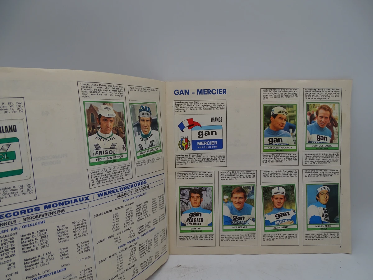 Verzameling oude Panini voetbal- en wielrenstickers 1971-1977 - foto 51