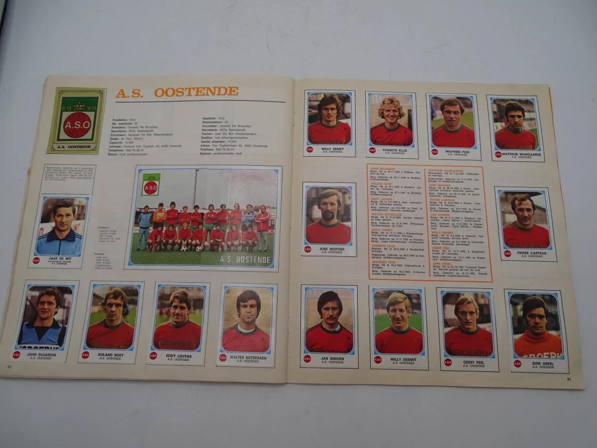 Verzameling oude Panini voetbal- en wielrenstickers 1971-1977 - foto 6
