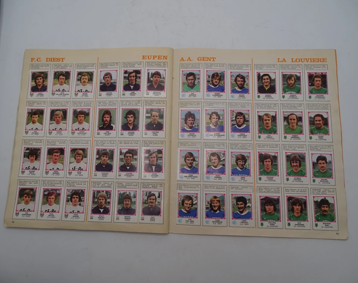 Verzameling oude Panini voetbal- en wielrenstickers 1971-1977 - foto 7