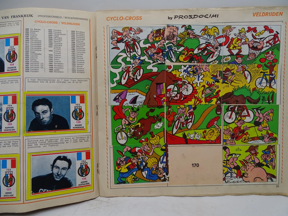 Verzameling oude Panini voetbal- en wielrenstickers 1971-1977 - foto 40