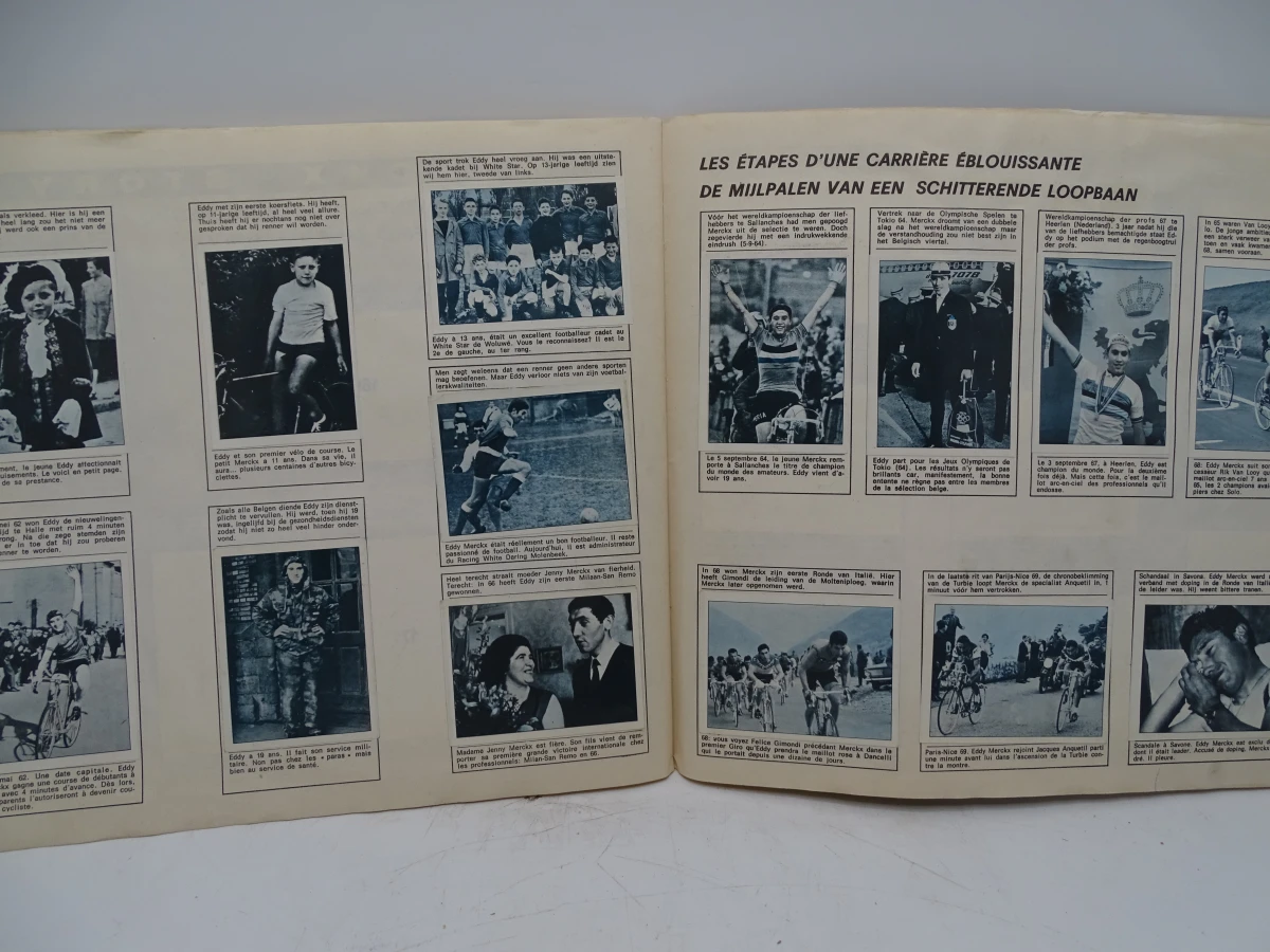 Verzameling oude Panini voetbal- en wielrenstickers 1971-1977 - foto 55