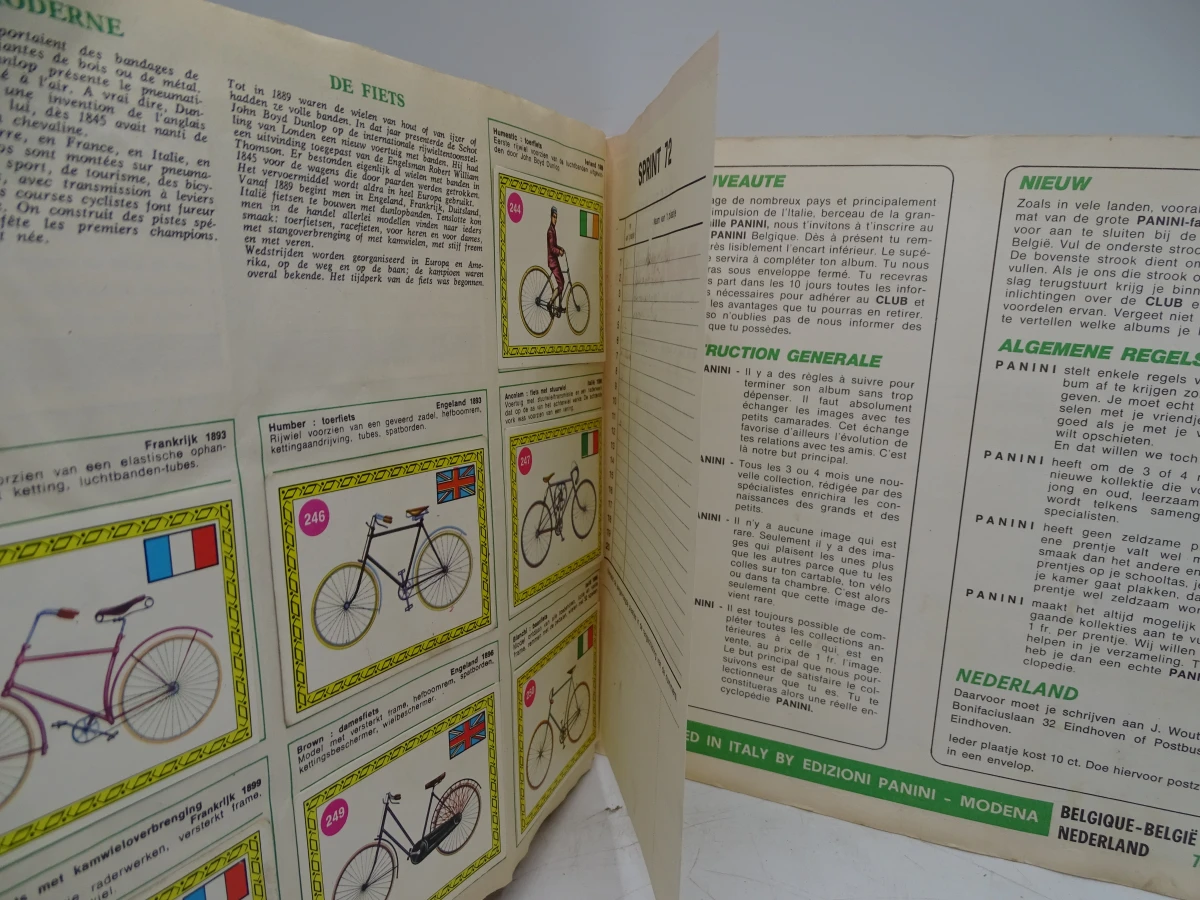 Verzameling oude Panini voetbal- en wielrenstickers 1971-1977 - foto 33