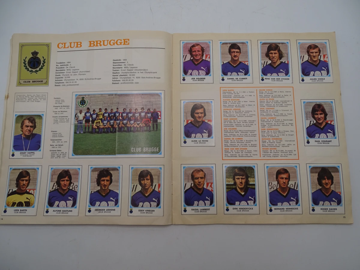 Verzameling oude Panini voetbal- en wielrenstickers 1971-1977 - foto 5