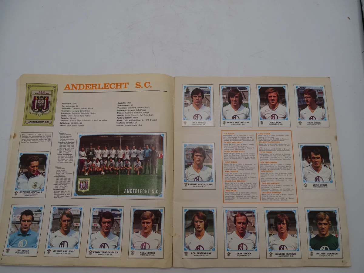 Verzameling oude Panini voetbal- en wielrenstickers 1971-1977 - foto 4