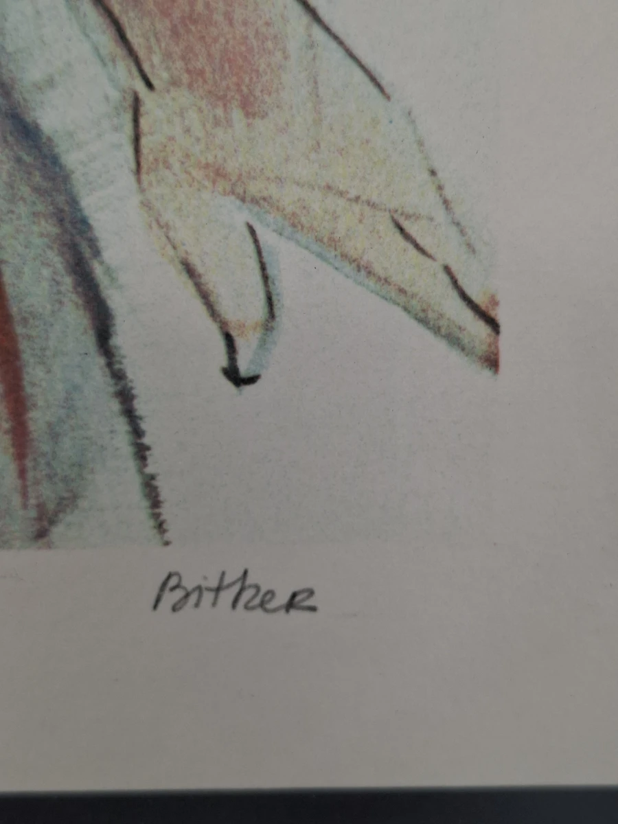 Albert Bitran (1931-2018) – Prachtige Gekleurde Litho 30x40 – Handgesigneerd & Genummerd 72/150 - foto 2