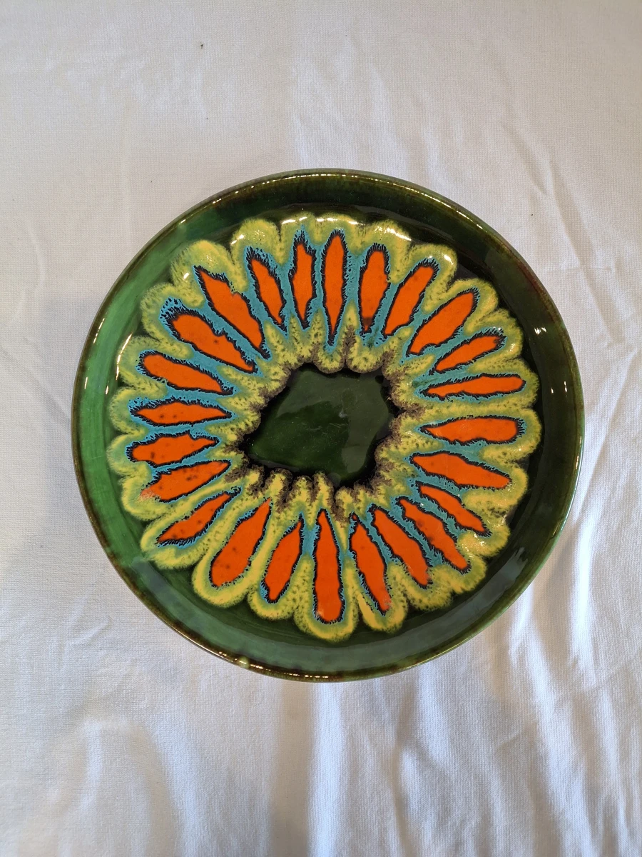 Vintage XL kunstkeramische schaal - foto 2