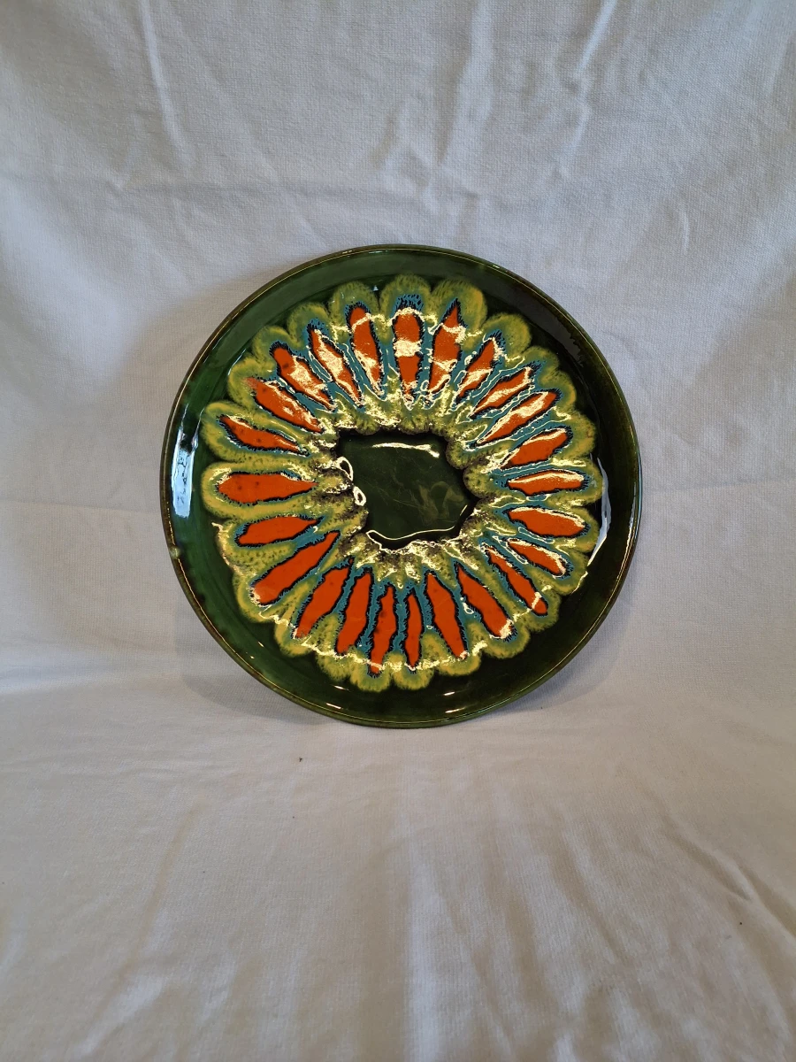 Vintage XL kunstkeramische schaal - foto 6