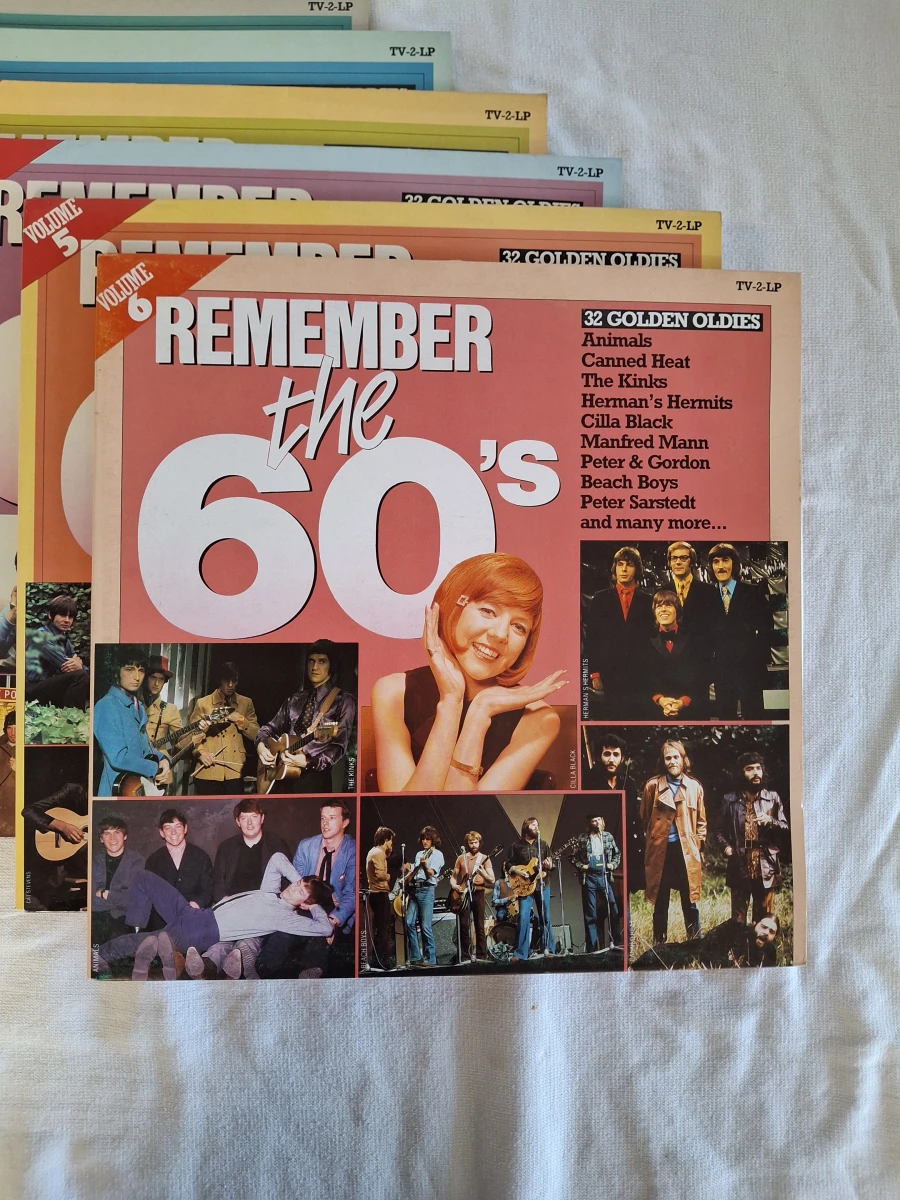 Complete 6-delige Vinyl Set: Remember The 60's - foto 3