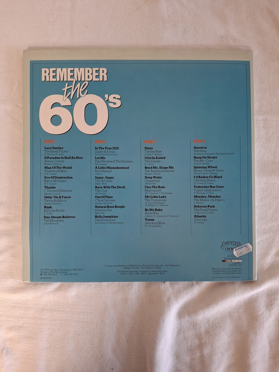 Complete 6-delige Vinyl Set: Remember The 60's - foto 7