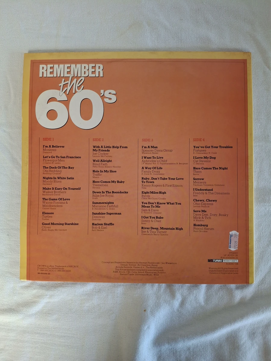 Complete 6-delige Vinyl Set: Remember The 60's - foto 13