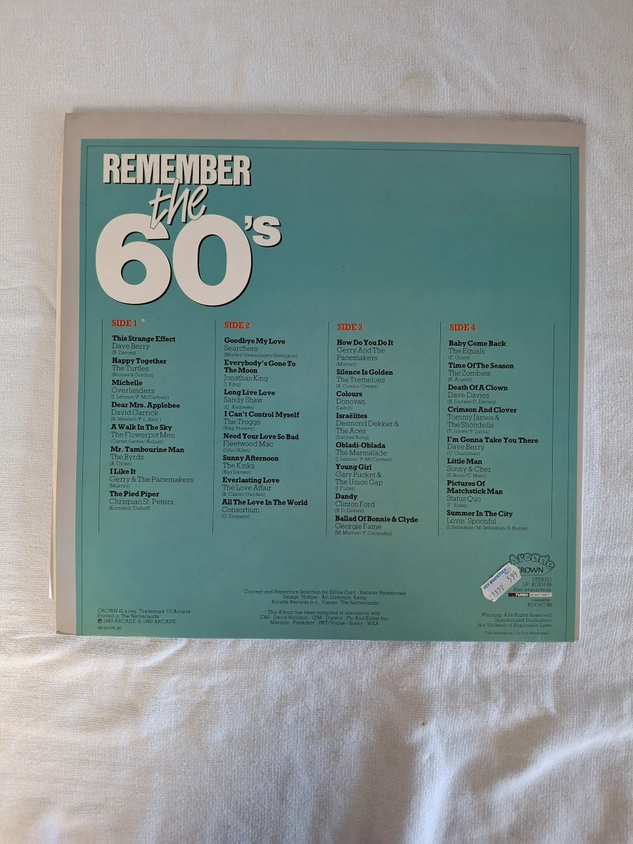 Complete 6-delige Vinyl Set: Remember The 60's - foto 5