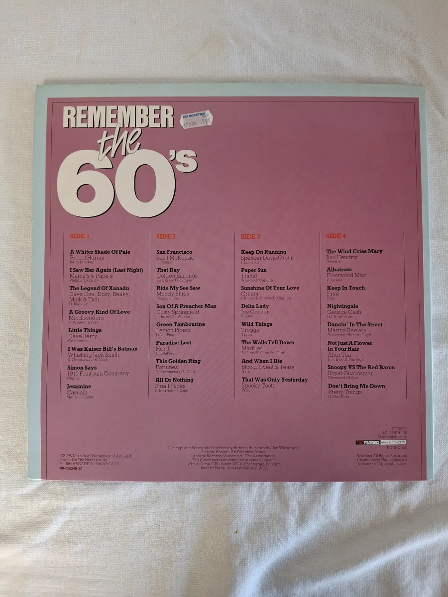 Complete 6-delige Vinyl Set: Remember The 60's - foto 11