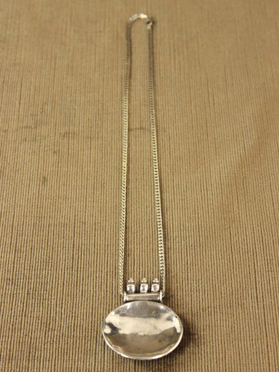 Sterling zilveren ketting met handgemaakte Indiase hanger - foto 6