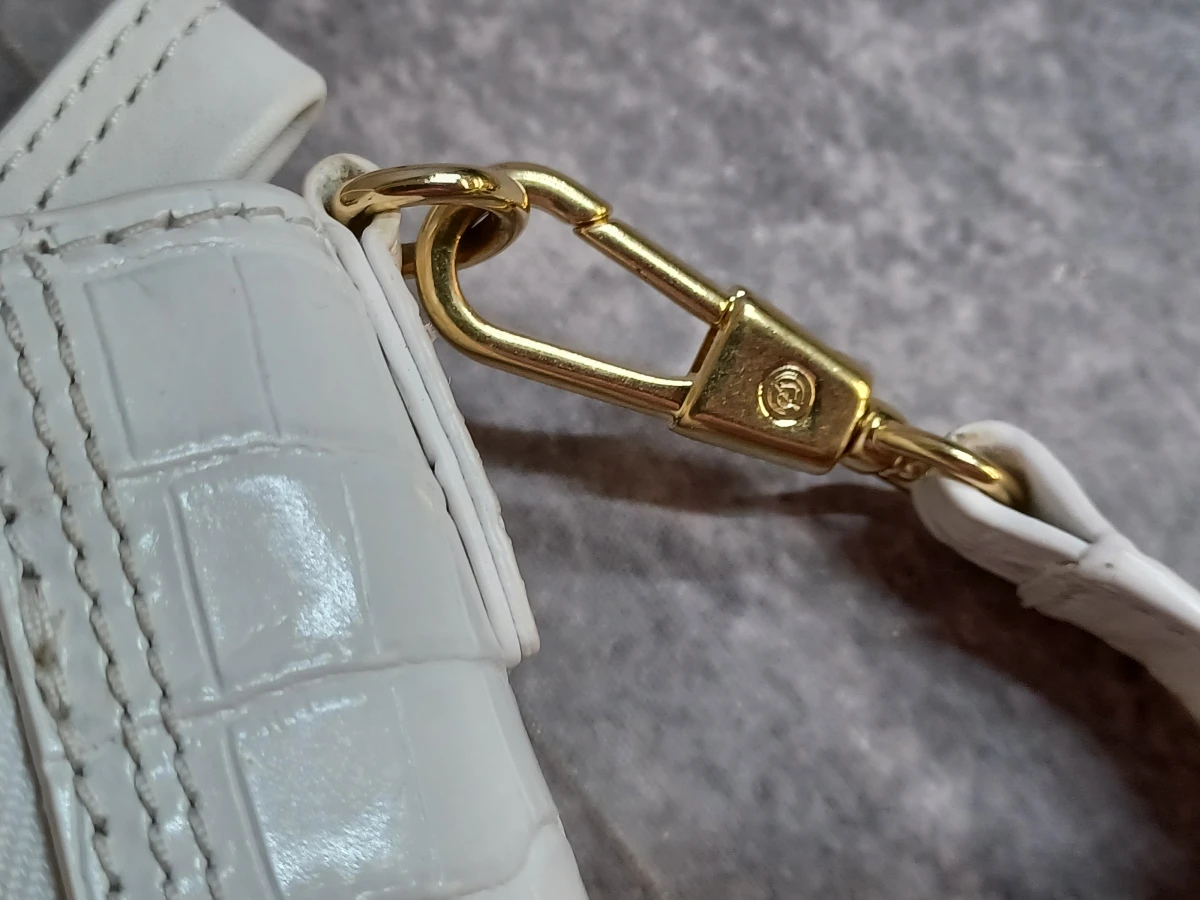 3.1 Phillip Lim Pashli mini handtas in wit krokodillenreliëf leder - foto 12