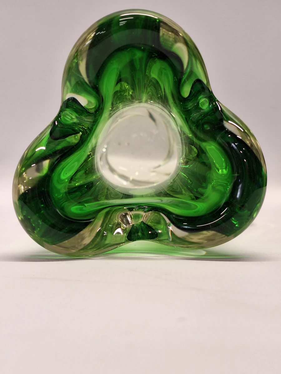 Belgische Doyen design vaas van zwaar mondgeblazen glas - Mid-Century Modern - foto 3