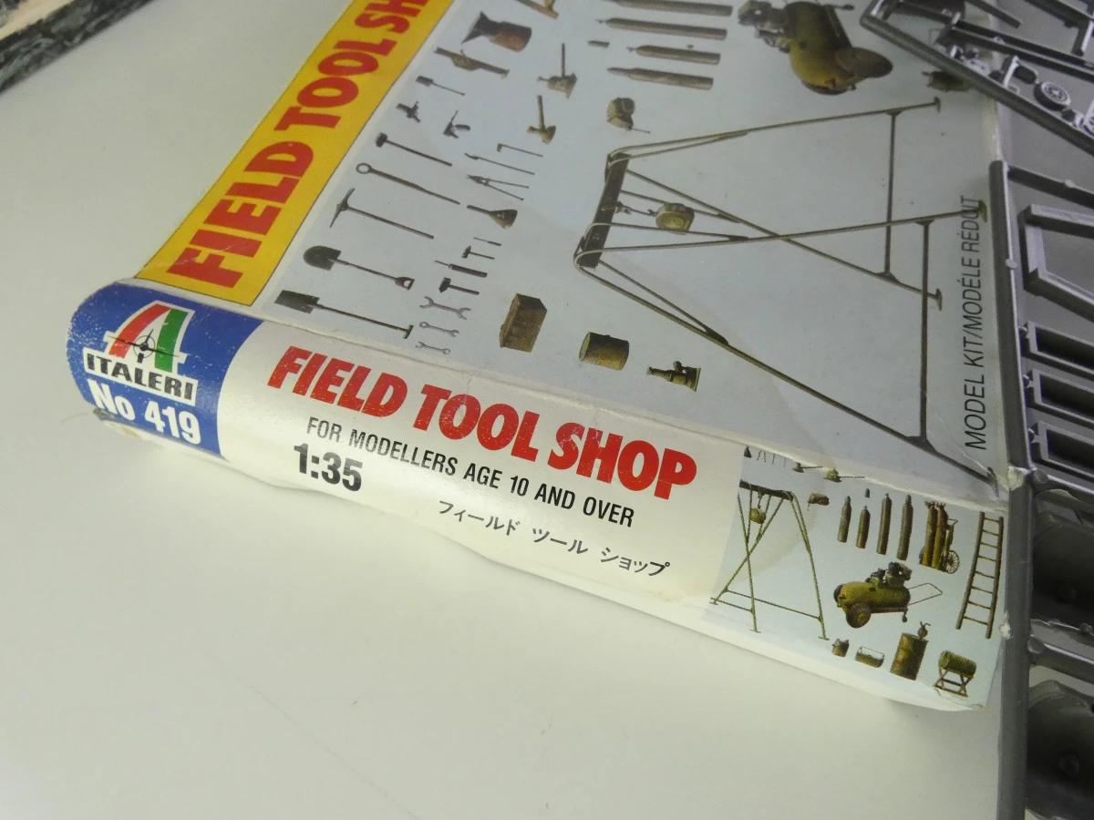 Kavel van 5 militaire modelbouwdozen (1:35 & 1:72) – Tamiya, Italeri, Airfix – Deels Vintage - foto 4