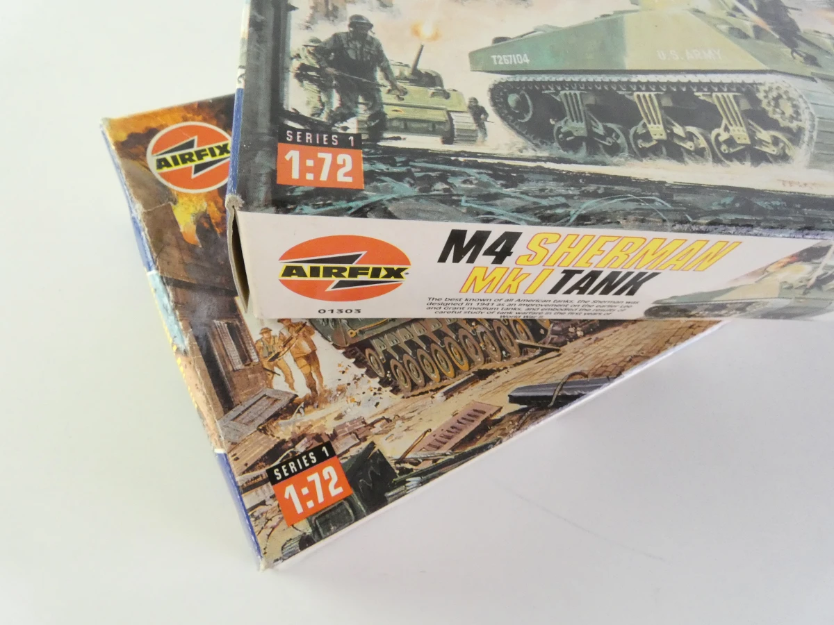 Kavel van 5 militaire modelbouwdozen (1:35 & 1:72) – Tamiya, Italeri, Airfix – Deels Vintage - foto 11