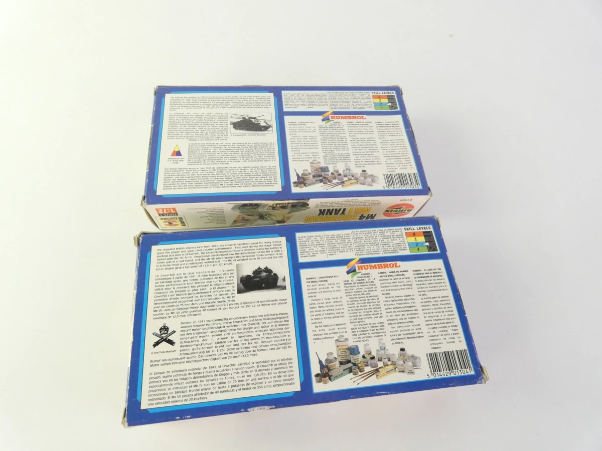 Kavel van 5 militaire modelbouwdozen (1:35 & 1:72) – Tamiya, Italeri, Airfix – Deels Vintage - foto 12