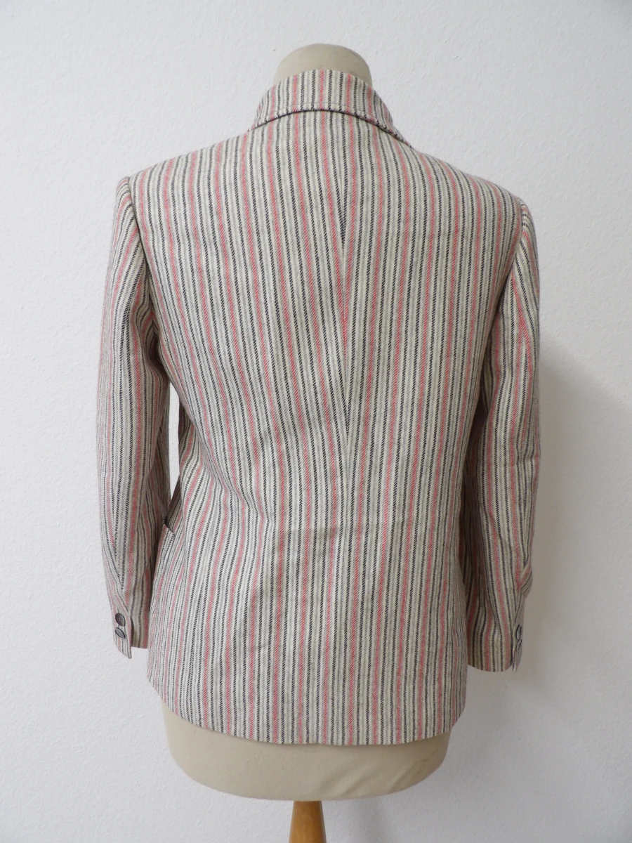 Vintage wollen damesblazer - Céline Paris - foto 4