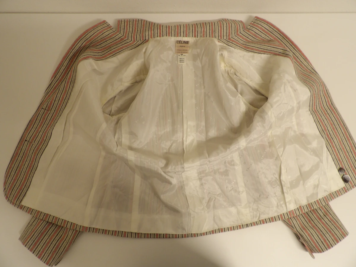 Vintage wollen damesblazer - Céline Paris - foto 6