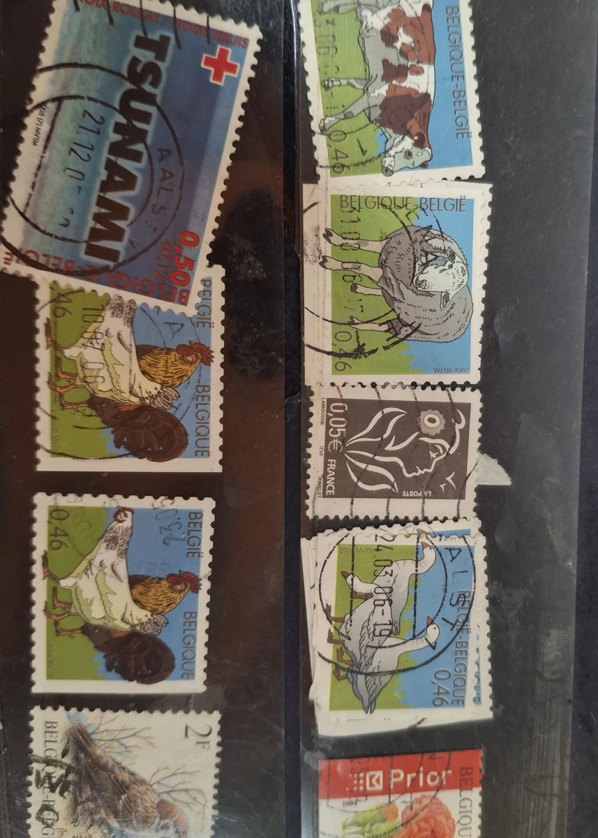 Verzameling diverse postzegels - foto 4