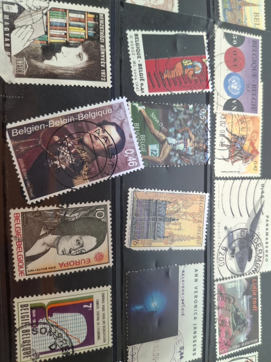 Verzameling diverse postzegels - foto 2