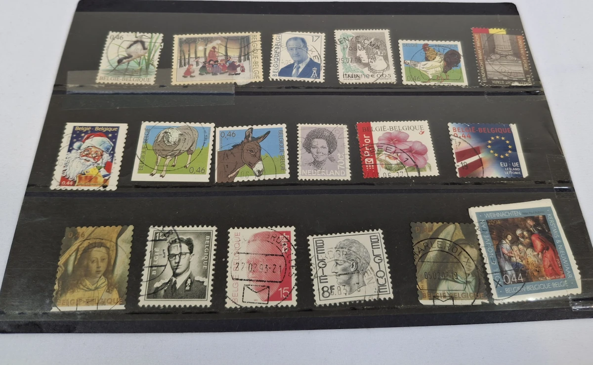 Verzameling diverse postzegels - foto 7