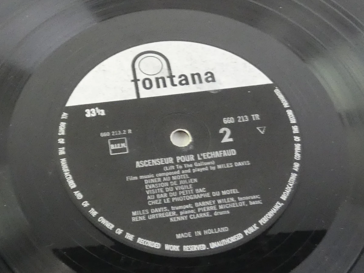 Miles Davis LP Ascenseur pour l'échafaud vinylplaat - foto 6