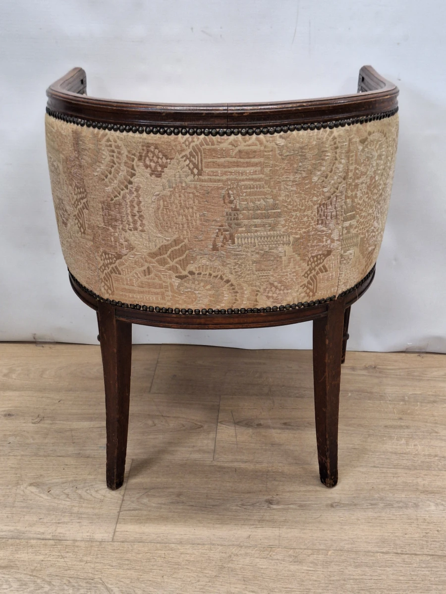 Set van 3 kuipstoelen in Louis XVI-stijl - foto 14