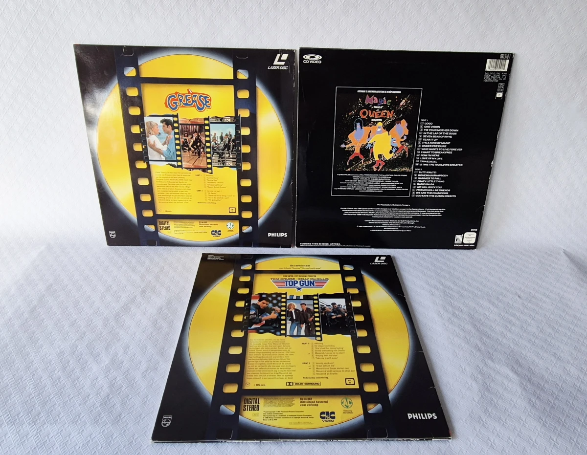 3 x 12-inch CD Video-platen (CDV) - foto 1