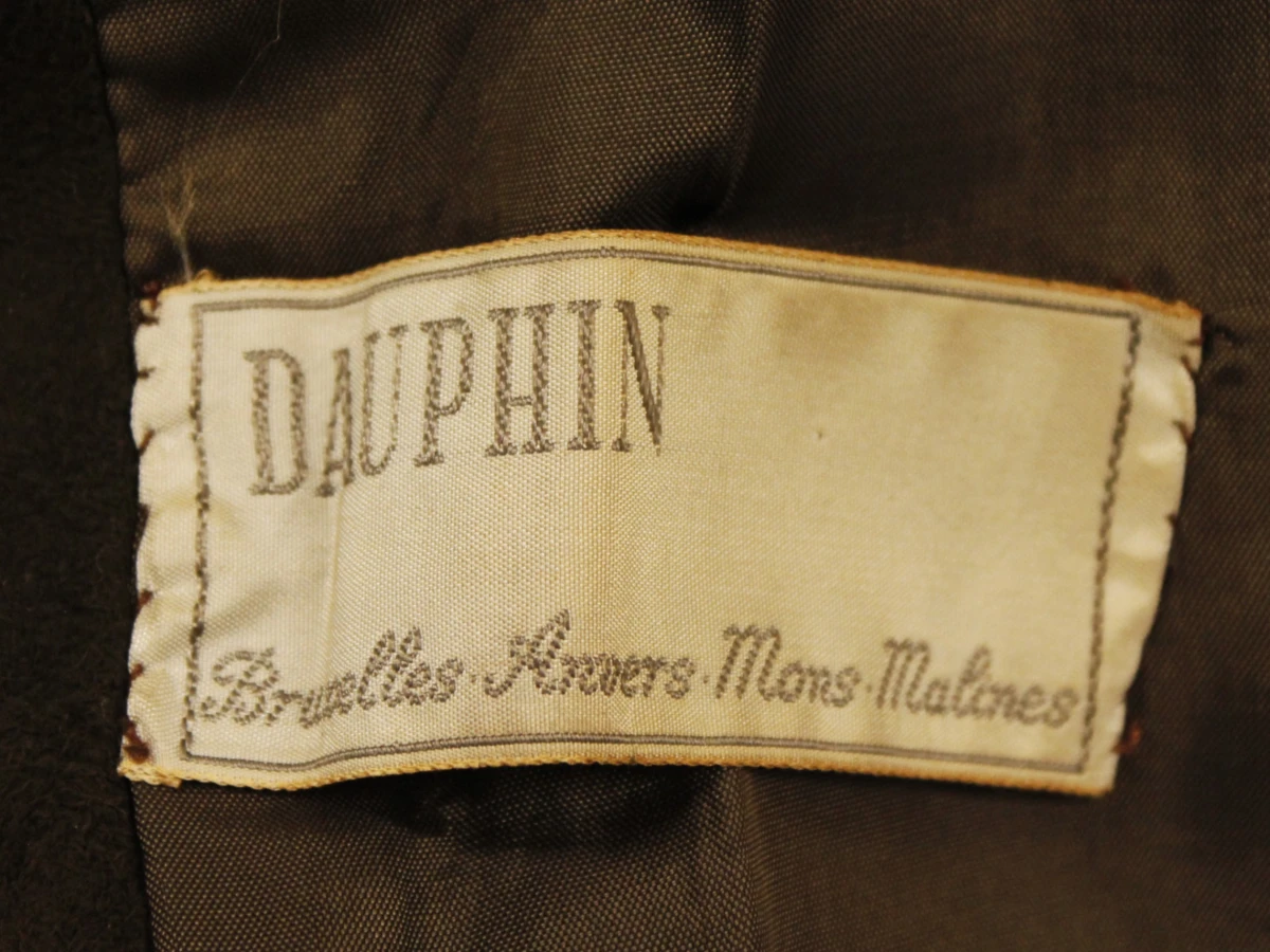 Dauphin - lange vintage mantel uit bruine suède - foto 9