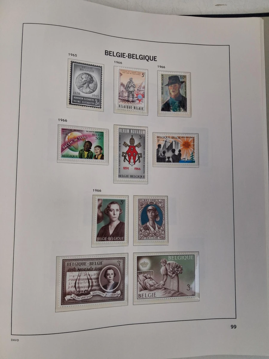 Drie boeken met postfrisse Belgische postzegels - foto 15
