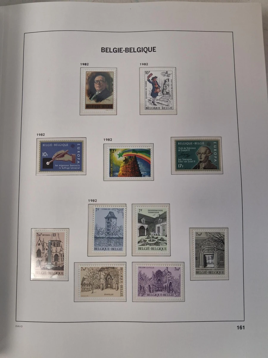 Drie boeken met postfrisse Belgische postzegels - foto 8