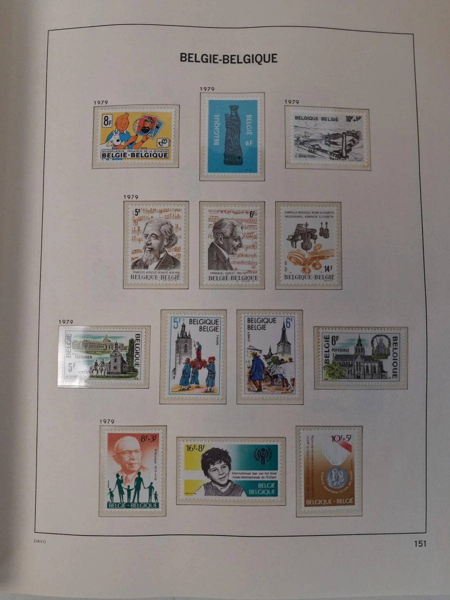 Drie boeken met postfrisse Belgische postzegels - foto 6