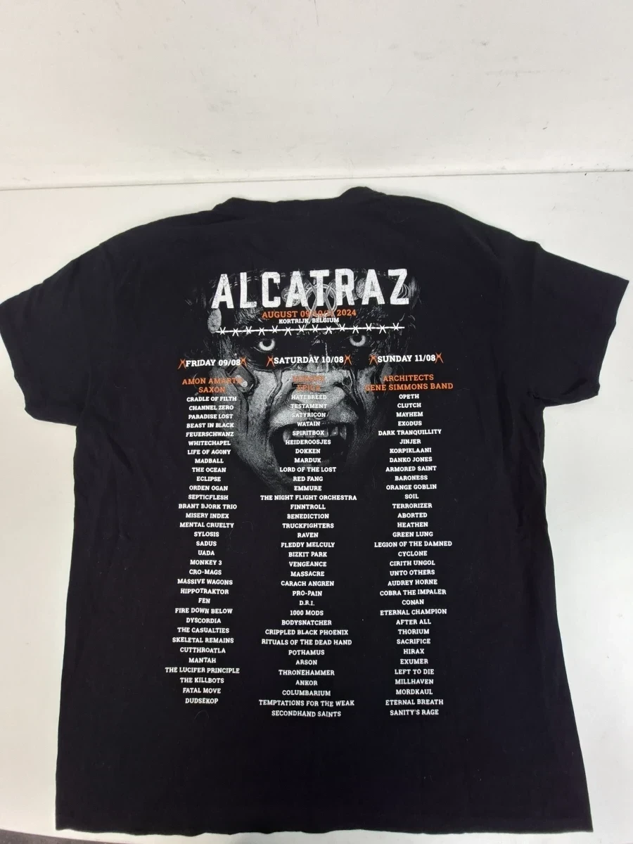 Origineel Alcatraz Festival 2024 T-Shirt – Maat XL (SOL'S Imperial) - foto 3
