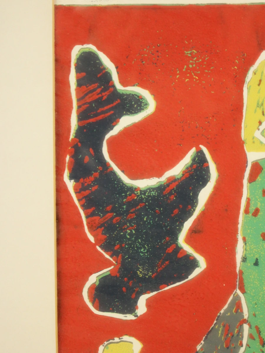 Abstracte ingelijste kunstprint - foto 4