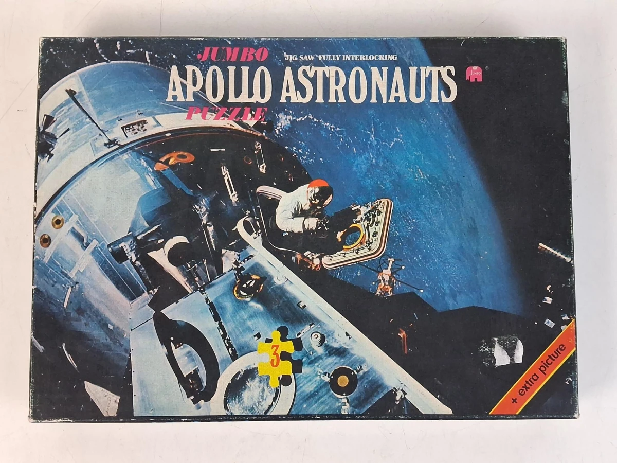 Vintage puzzel : 1073 (Apollo Control) uit de vintage Jumbo "Apollo Astronauts" puzzelserie uit 1972 - foto 2