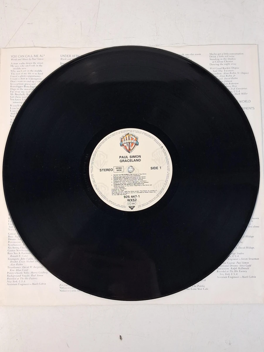 LP : "Graceland" van Paul Simon - foto 4