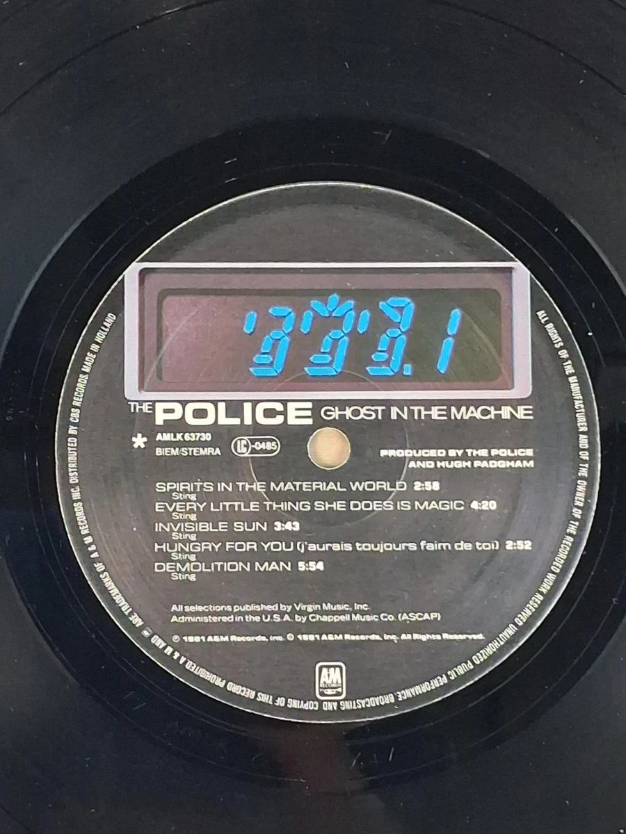 LP : "Ghost in the Machine", The Police - foto 5